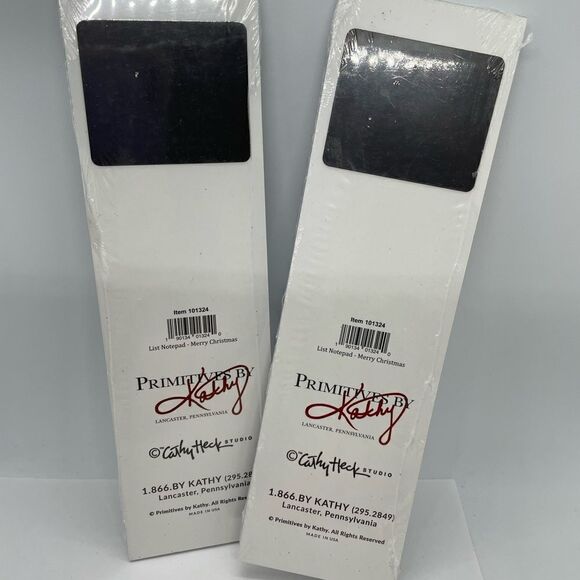 NWT Christmas Notepad Magnetic pad Set Primitives by Kathy - Picture 4 of 5